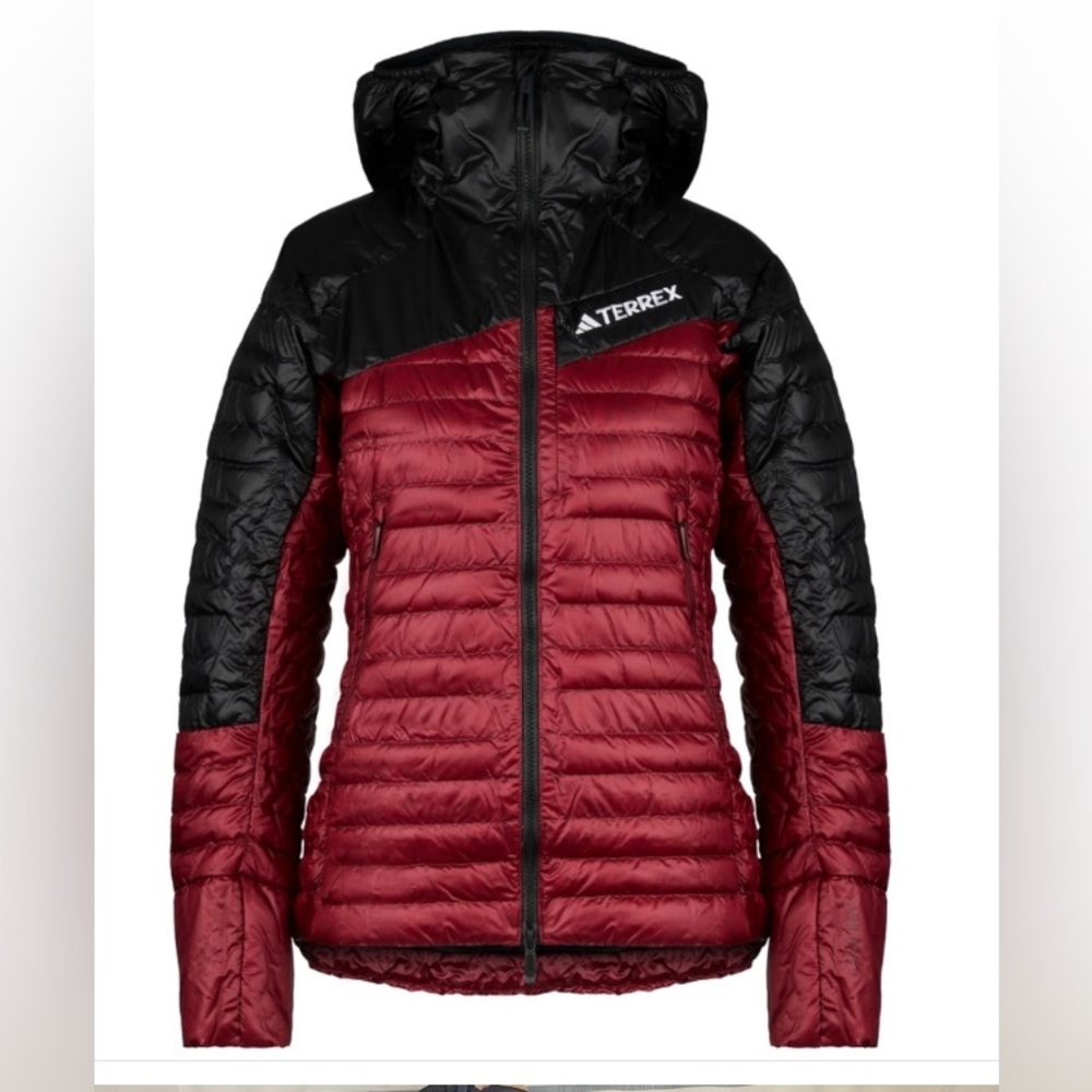 NWT! ADIDAS TERREX - Wmn's Terrex Techrock Down Hooded Jacket  sz-Large